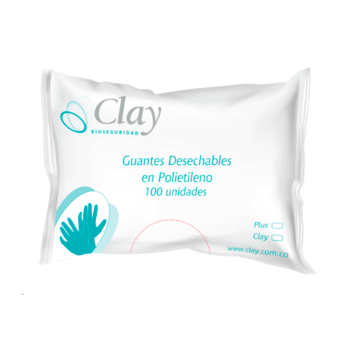 GUANTES DE POLIETILENO CLAY