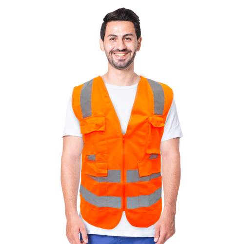 CHALECO 4 BOLSILLOS REFLECTIVO